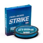 ReelBoss Strike x8 Blue 8 Strand Braid Fishing Line 1 ReelBoss Strike x8 Blue 8 Strand Braided Fishing Line