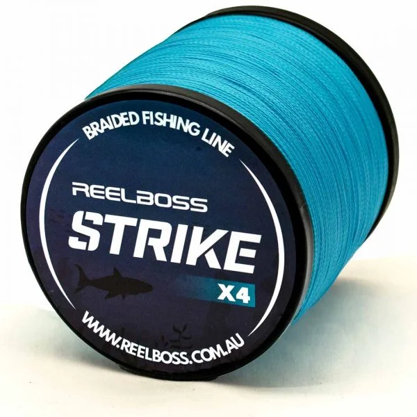 ReelBoss Strike x4 Blue Braid Fishing Line - ReelBoss