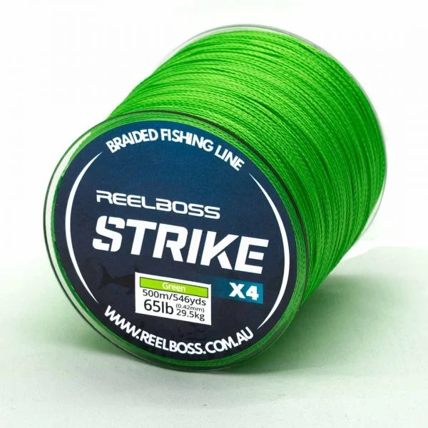 ReelBoss Strike x4 Green Braid Fishing Line - ReelBoss