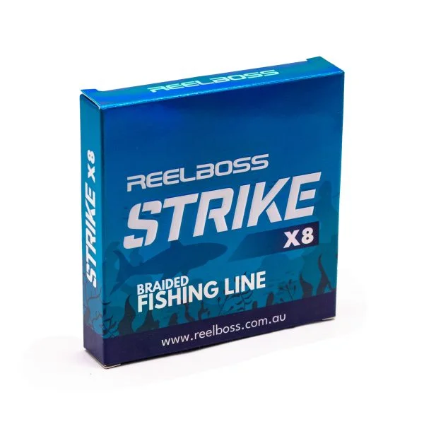 ReelBoss Strike x8 Multi-Colour 8 Strand Braid Fishing Line - ReelBoss